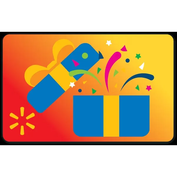 Blue Gift Walmart Gift Card