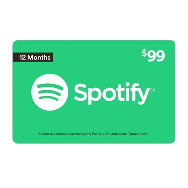 Spotify 12-Month Premium eGift Card