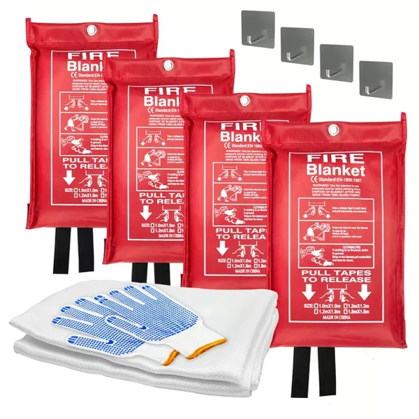 Prepared Fire Suppression Blanket